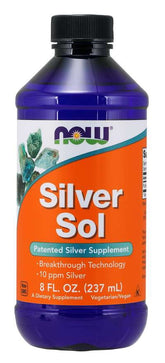 Argent sol argent 10 ppm 237 ml NOW FOODS